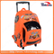 Newest design 3D F1 Racing Car Beauty Trolley School Bags for Children