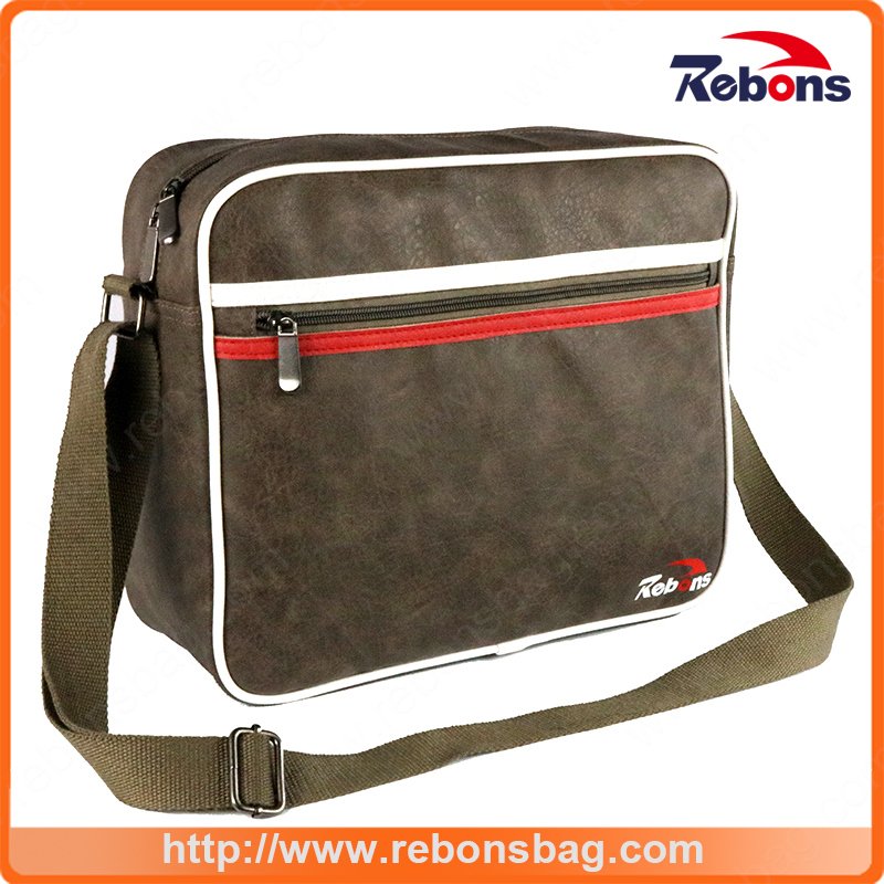 PU Leather Shoulder Laptop Bag for Men