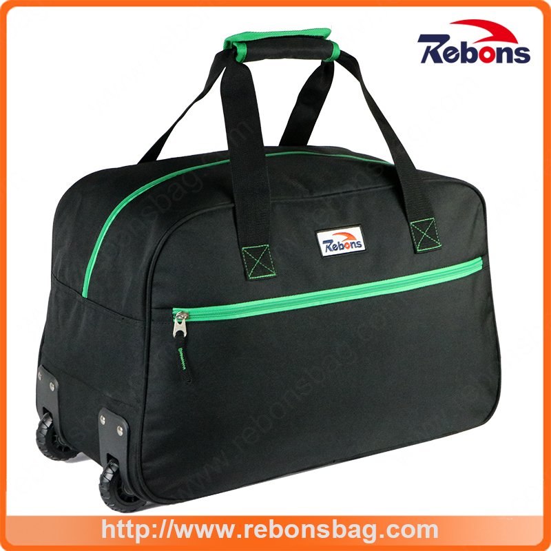 Hot Selling Canvas Trolley Wheeled Roller Sports Travel Bag
