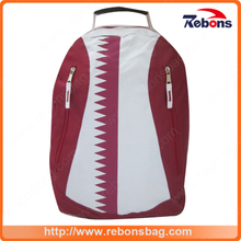Fashion Double Zipper Contrast Color Backpacks for School Traveling