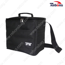 Black 600d Polyester Frozen Ice Cooling Cooler Bag