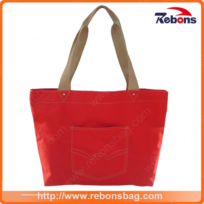 Wholesale Promotional Hand Made Polyester Shopping Bag