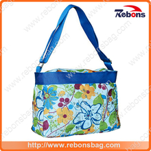 Multifunction Retro Flower Printing Fancy Design Handbag